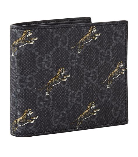 gucci tiger wallet men's|Gucci tiger print wallet.